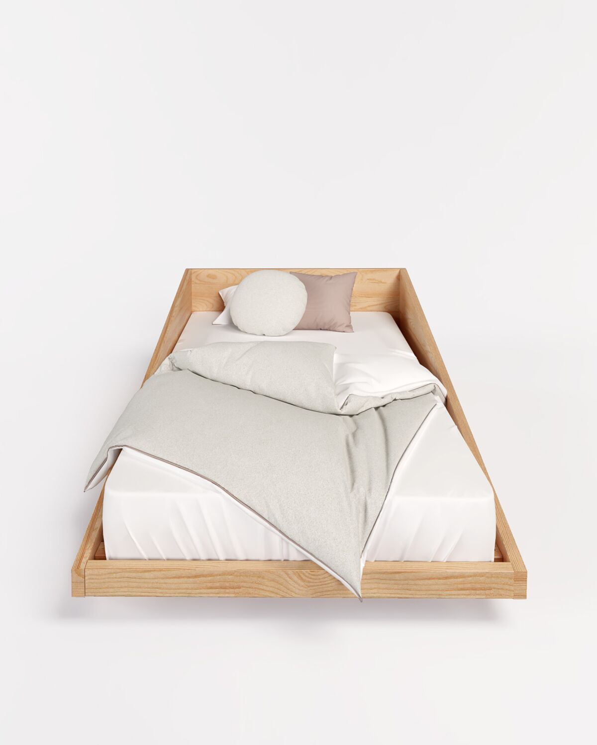 European west coast pine Benjamim XS Toddler Bed. Handmade sustainable children’s furniture by Boa Safra.